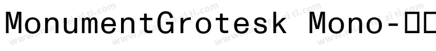 MonumentGrotesk Mono字体转换